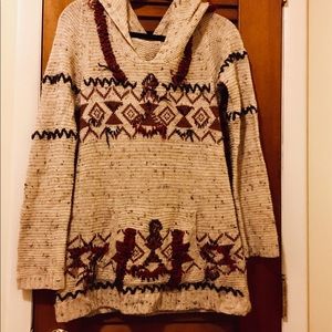 Free People Tunic Sweater with Hood